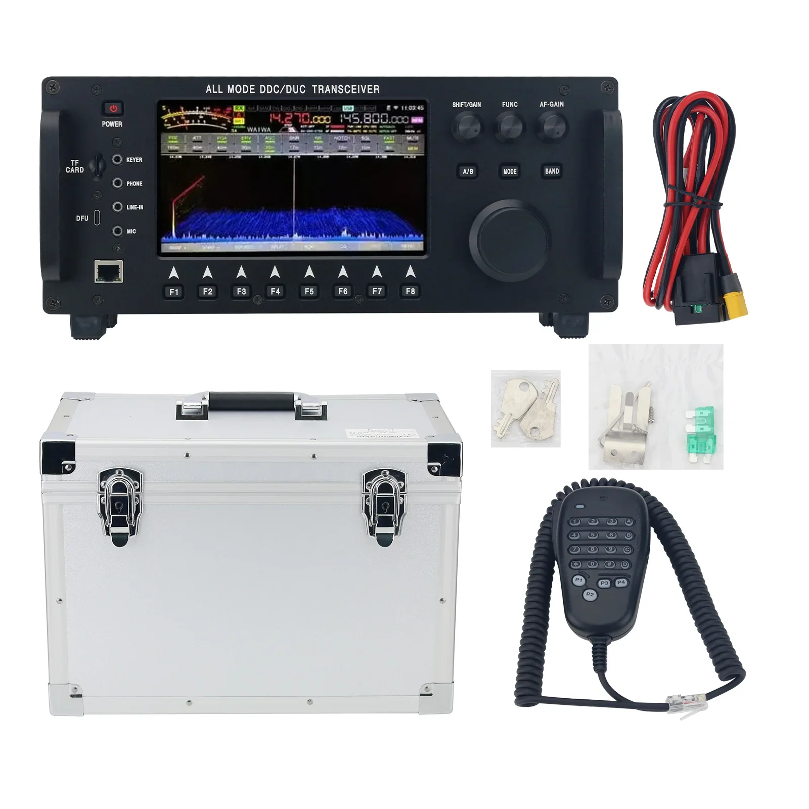 

2026 HAMGEEK SDR RS-998 100W HF+UV всережимный трансивер для мобильной связи со встроенным антенным тюнером