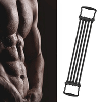 Profession Resistance Chest Expander Strong Cable Band Puller Exercise Fitness Can Removable 5 Latex Tube Spring Exerciser