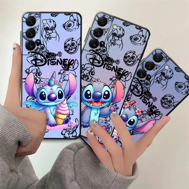 Disney Stitch Cover Phone Case for Samsung Galaxy S24 Ultra S21 5G S22 Plus S23 Ultra S21 FE S20 S23 FE S21 Silicone TPU