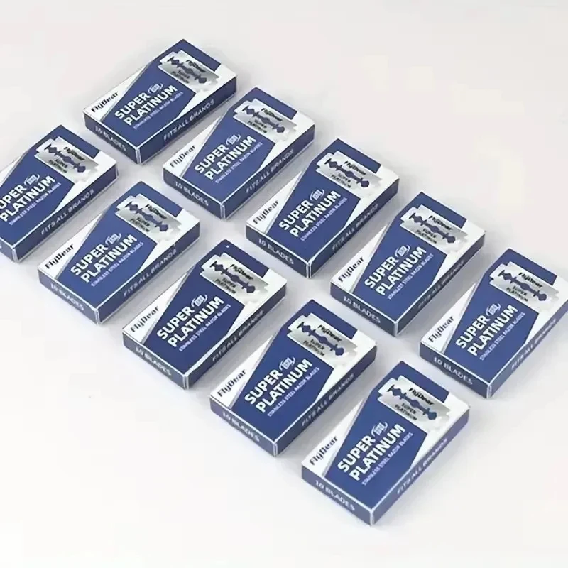 10/20/40/60pcs Double Edge Razor Blades Men'S Razor For Shaving Men Blade Professional Barber Razor Beard Trimmer Tool