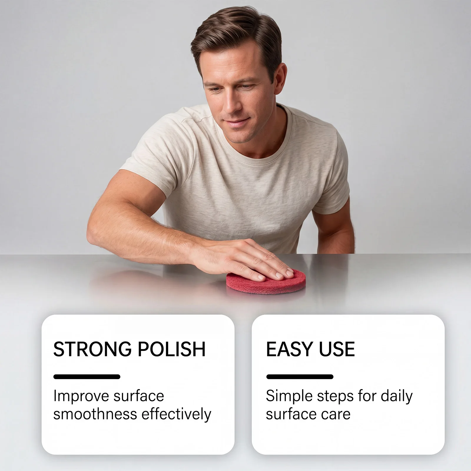 Furniture Polishing Paste, Mild Cleaning & Refinishing Care, Shiny Daily Maintenance, Suitable for Multiple Materials