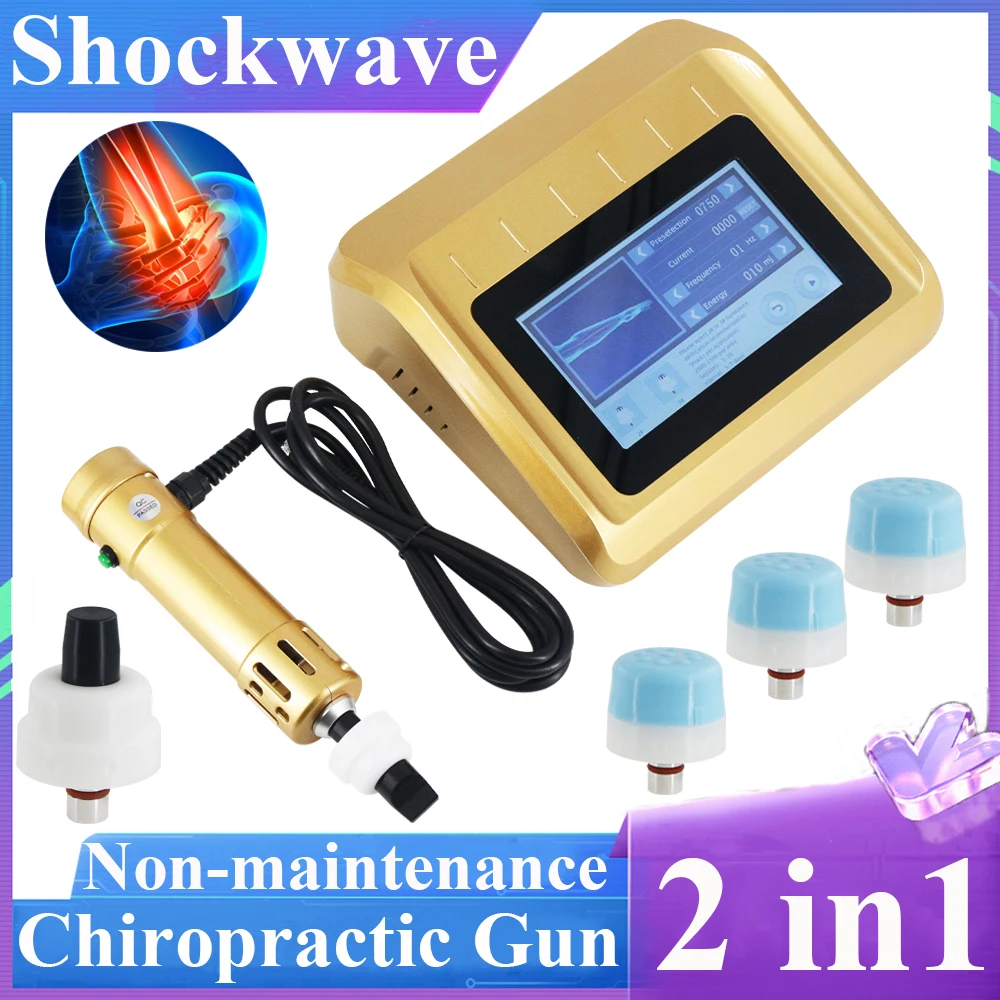 

Shockwave For ED Treatment Tennis Elbow Pain Relief Muscle Massager Professional Shock Wave Therapy Machine Chiropractic Tools