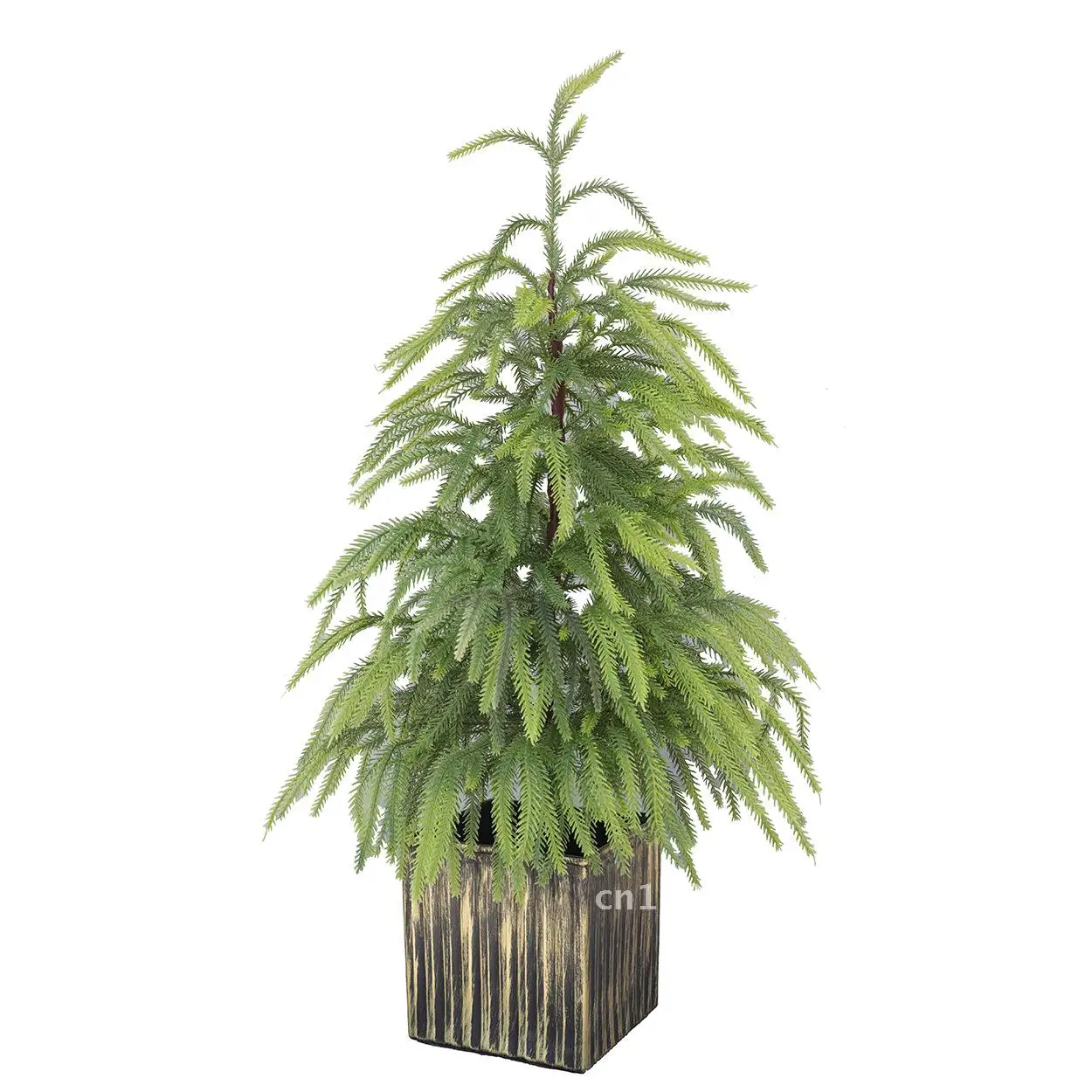 

Pine potted green artificial Christmas tree Christmas decoration