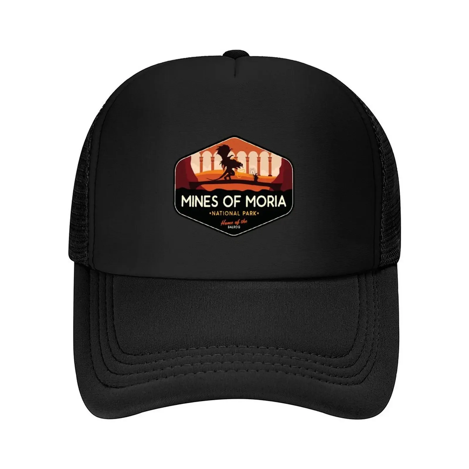 Parque Nacional de Moria - ¡Home del Balrog! Gorra de béisbol marca hombre gorra linda gorra táctica Rave gorras para hombres y mujeres