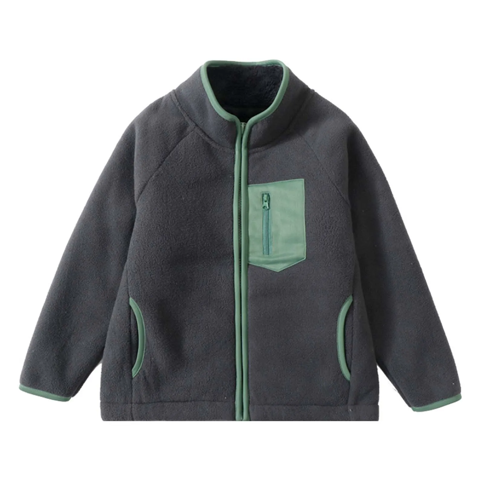 

Boys Coat with Liner Childrens Comfortable And Warm Jacket Boys And Girls Simple And h Jacket Zipper Cardigan Boys 4t Coat