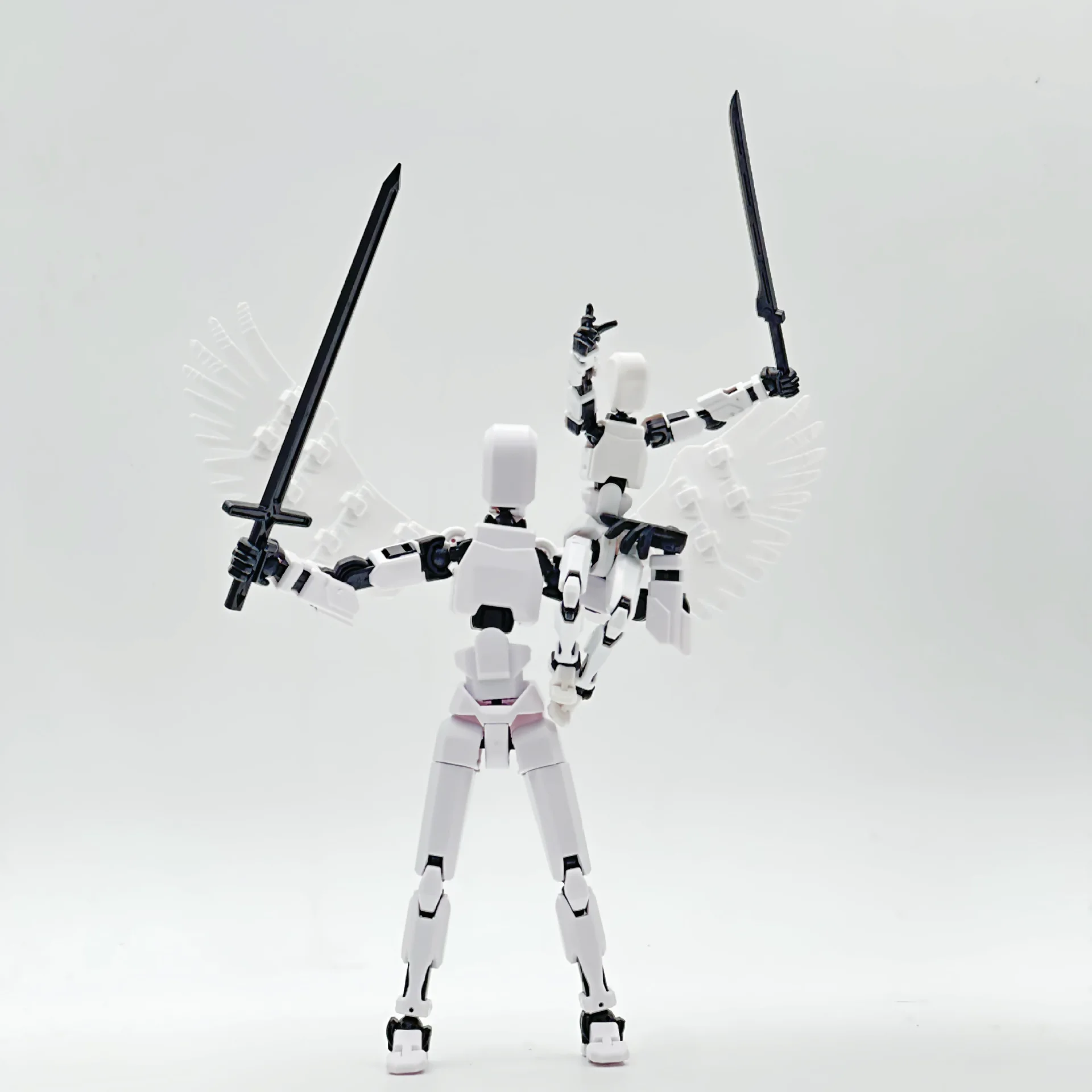 الملائكة الميكانيكية 13 شخصيات الحركة T13 الشكل ثلاثية الأبعاد مطبوعة متعددة المفاصل المنقولة محظوظ 13 عمل الشكل الدمية لتقوم بها بنفسك تجميع اللعب #4