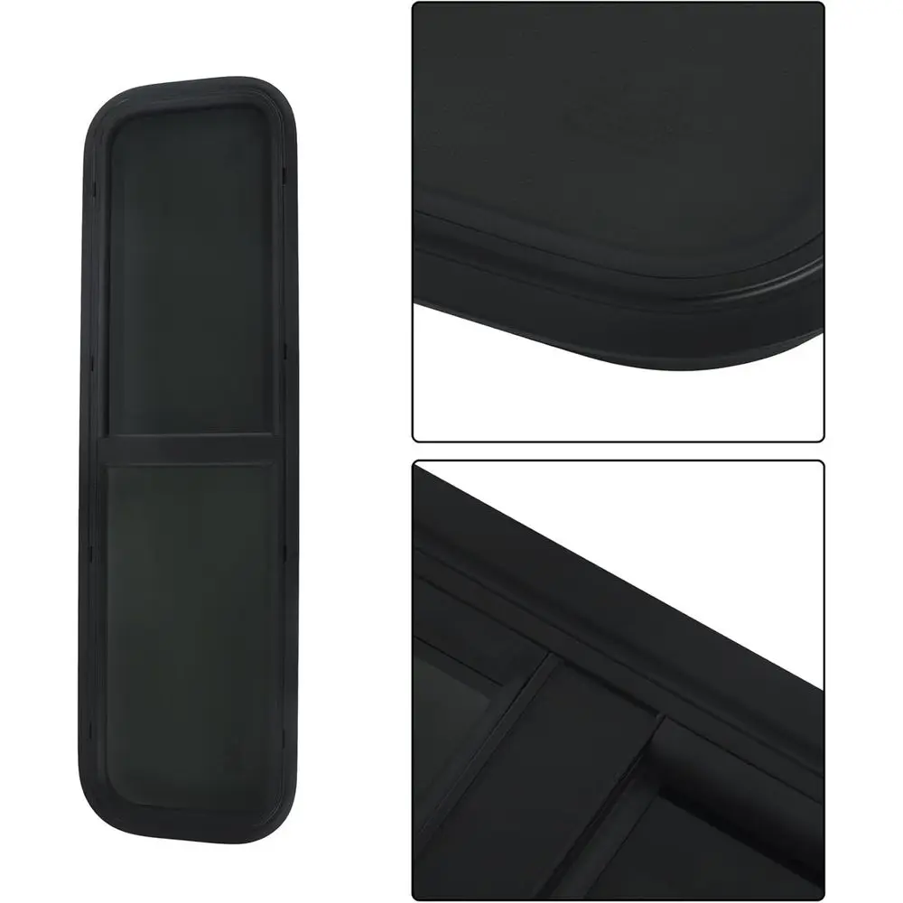 نافذة منزلق أفقية مقاس 42 بوصة عرض × 12 بوصة H RV مناسبة لمقطورة شحن التخييم - زجاج مقسى مع شاشة DOT Certif