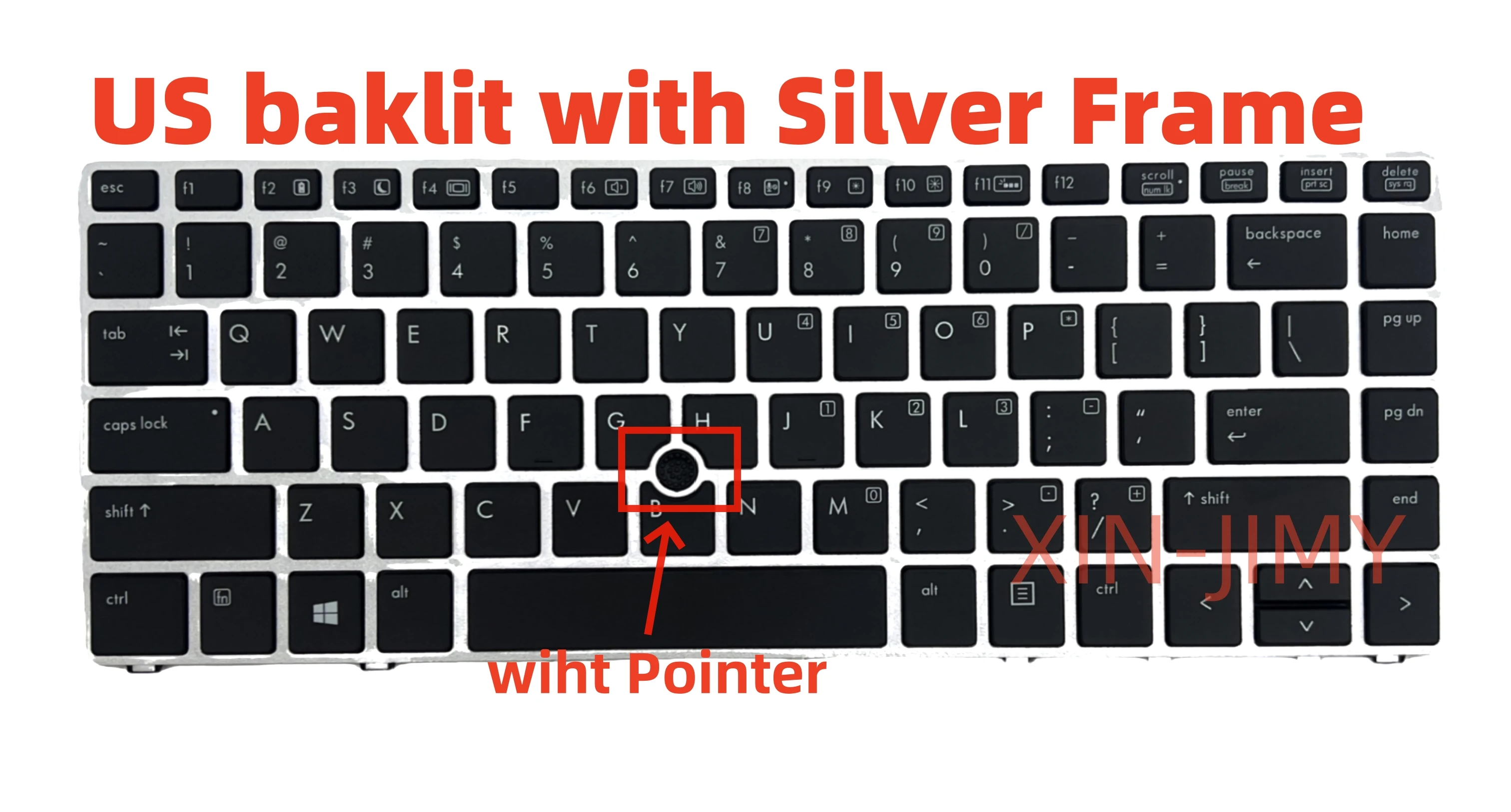 

Черная клавиатура для ноутбука с серебряной рамкой США для HP EliteBook Folio 9470M 9470 9480 9480M с подсветкой и точкой