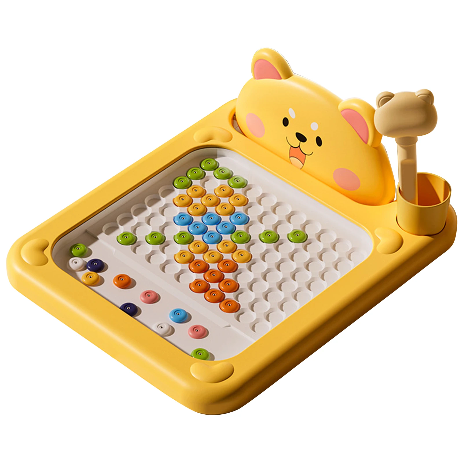 Cartoon Magnetic Drawing Board Reusable Interactive Pen Art Board Large Magnetic Graffiti Board for Early Education Puzzle Toy