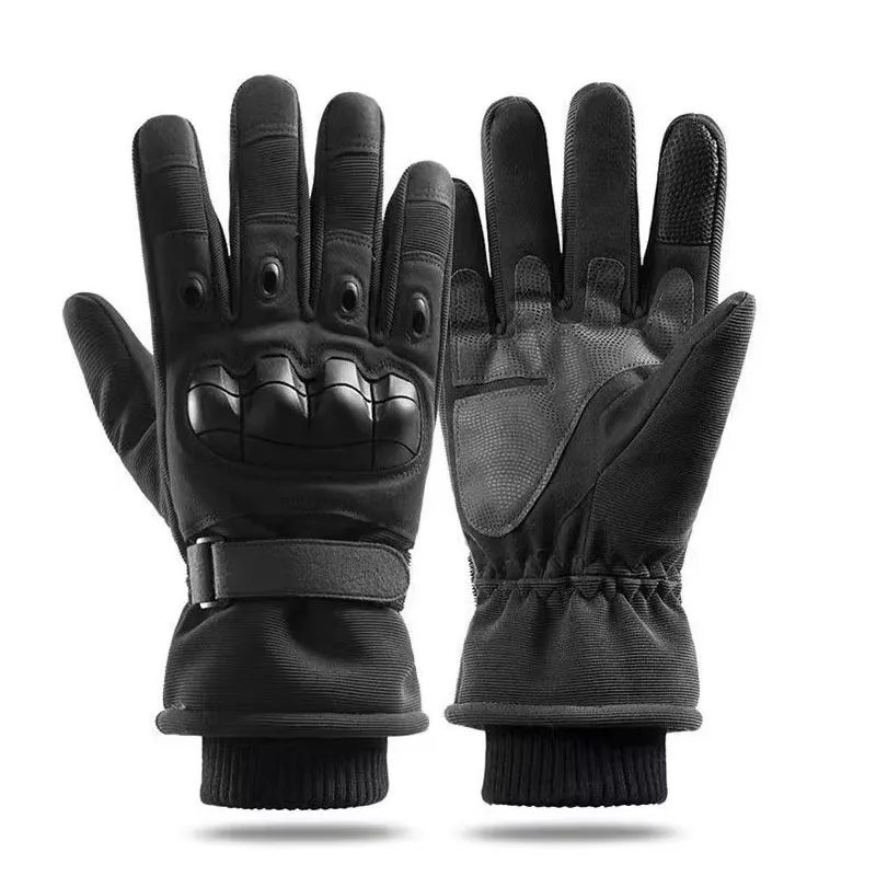 Motorcycle Gloves Full Finger Black Motocross GloveWindproof Waterproof Guantes Moto Men Motorbike Riding Gloves Winter Outdoor