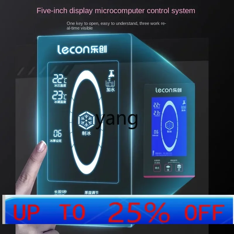 

Ltt Large Crescent Ice Machine Commercial Solid, Ice Cube Machine