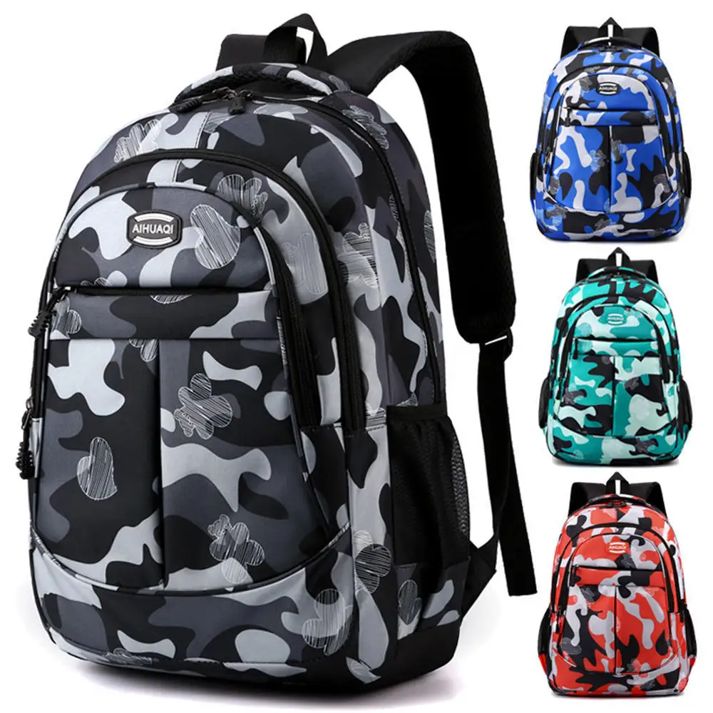 2023 New Children Schoolbag Nylon Large Capacity Student Backpack For Teenager Boys Girls Travel Ruckpack for Outdoor Camping