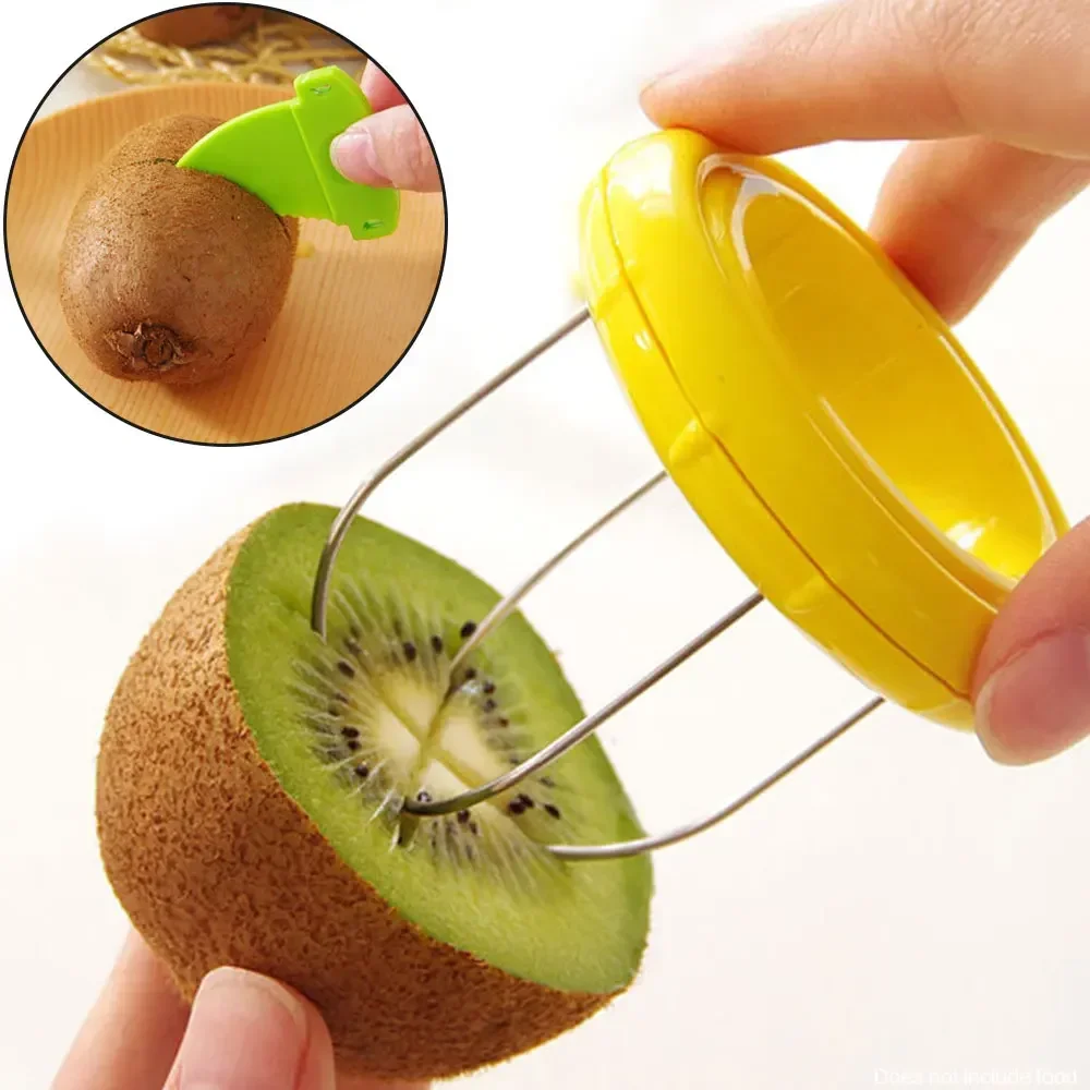 

Detachable Kiwi Cutter Kitchen Creative Fruit Peeler Salad Cooking Tools Lemon Peeling Gadgets Kitchen Gadgets and Accessories