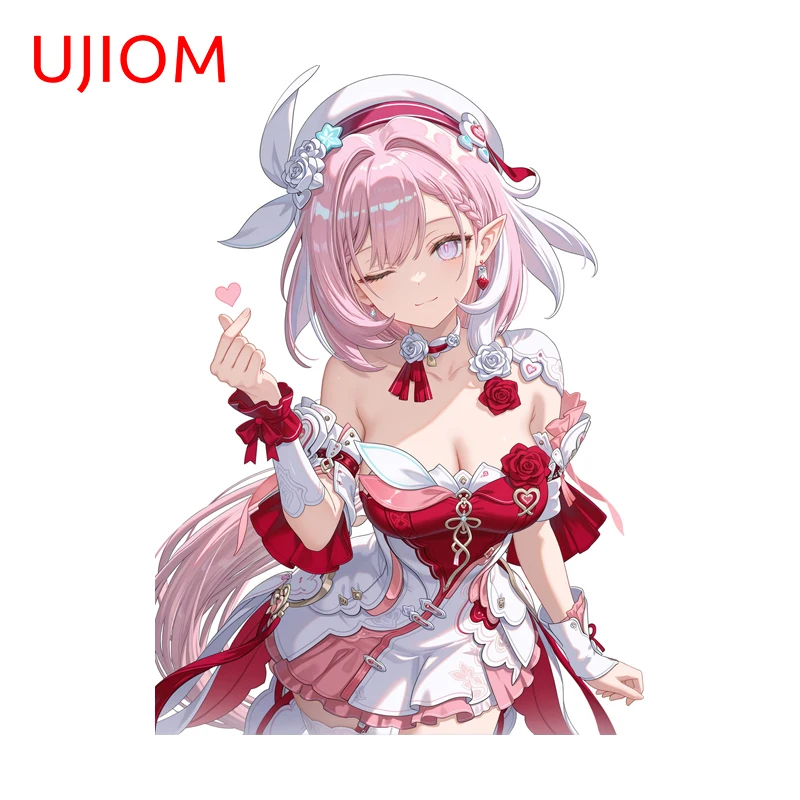 UJIOM Cyrene Game Waifu Mirror Wall Stickers Popular Anime Item Guitar Computer Cooler Decal Adhesive Bathroom Mural Accessories