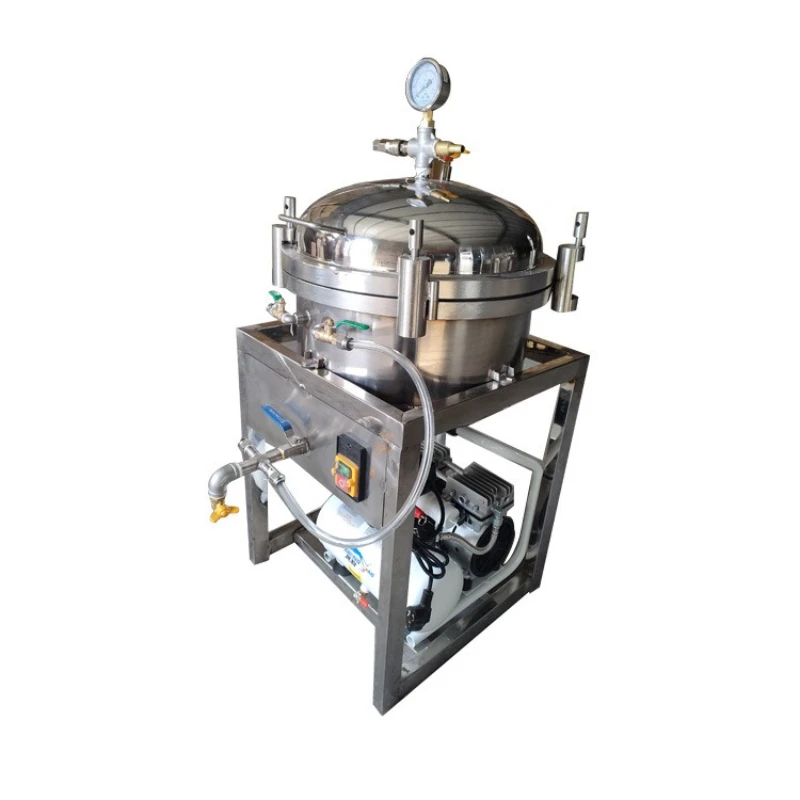 

Stainless steel filter Pneumatic oil filter Edible oil equipment