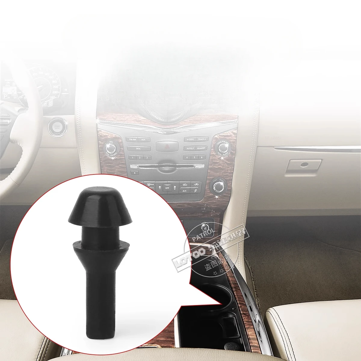 

For Nissan Touareg Infiniti QX80 QX56 Center Cup Holder Cushions