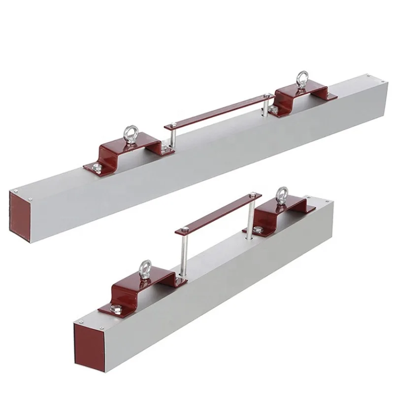 Industrial Heavy Duty 60 "72" 84 "96" Road Trailer Magnetic Sweeper Forklift Pickup Tool Bar Machine Belt Release