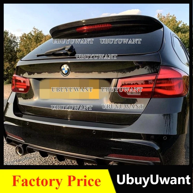 

For BMW F31 2013-2018 BMW 3 Series Wagon 320i Touring Carbon Fiber Rear Trunk Lid Car Spoiler Ducktail Lip Wings