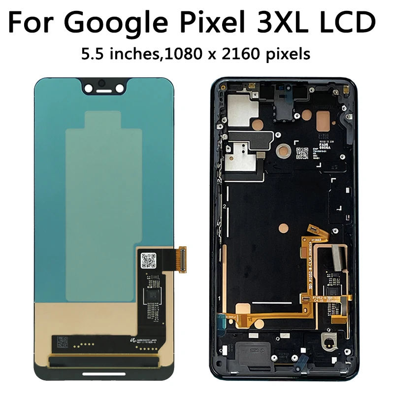 Test AMOLED For Google Pixel 3 XL 3XL LCD Display Touch Digitizer For Google Pixel 3 Pixel3 LCD Screen Replacement