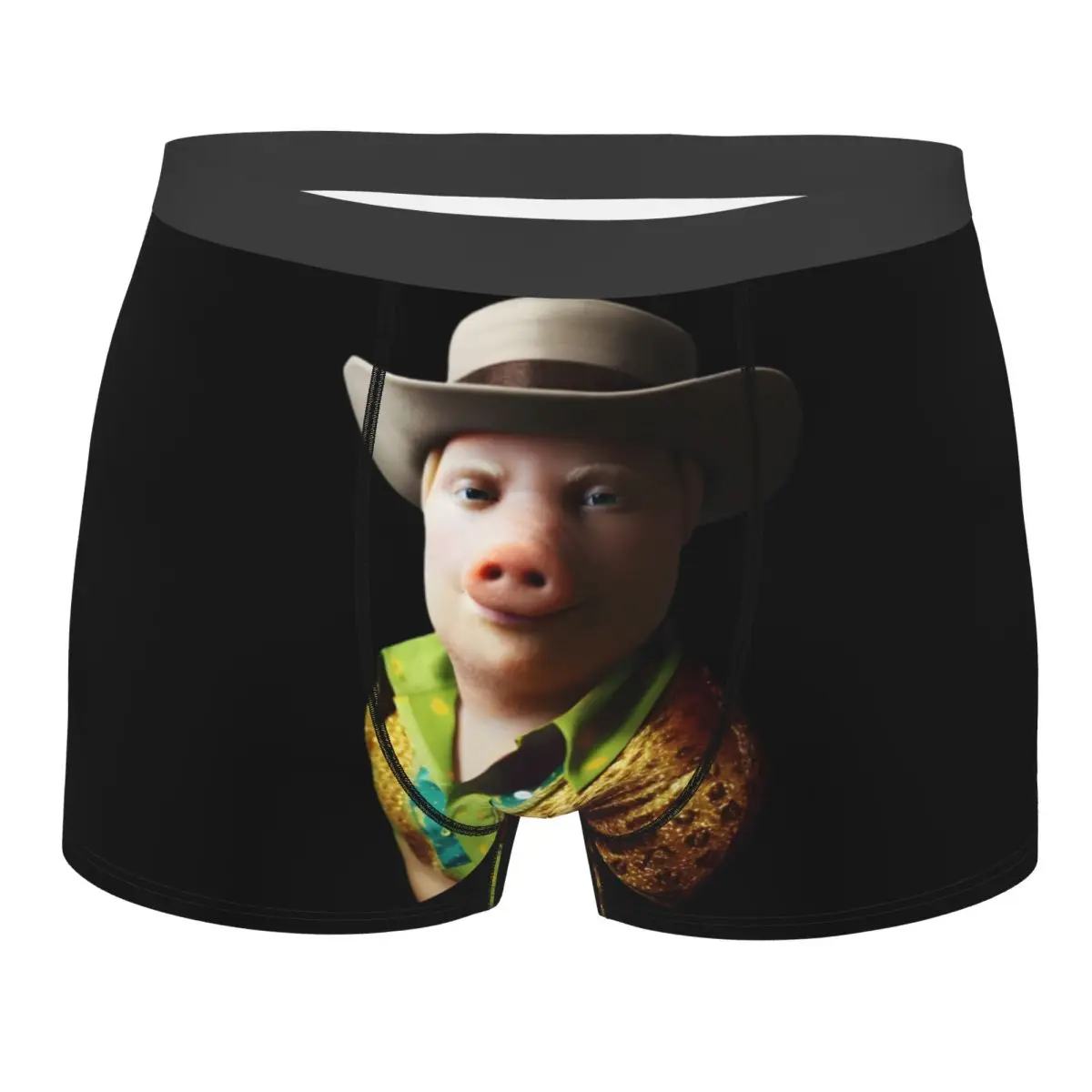 

Fashion John Pork Party Boxers Shorts Underpants Male Stretch Briefs Underwear