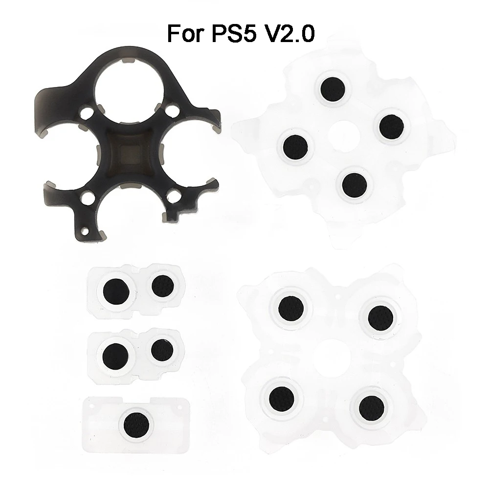 YuXi For Sony PSP1000 2000 3000 PS2 3 4 5 Conductive Rubber Pad Button Conductive Adhesive Conductive Rubber Button Replacement