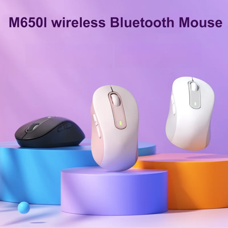 

2026 M650l Bluetooth Wireless Mouse Silent Clicks for PC/Mac/Multi-Device/Chromebook Office Laptop Sensor Technology