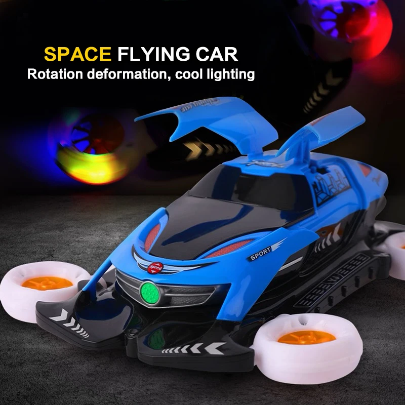 Stunt and Cool Transformable Flying Car, Boys' Cool Electric Toy Car, Holiday Gift, 360 ° Rotation