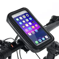 Waterproof Bicycle Phone Holder Motorcycle Bike Handlebar Phone Case Bag for iPhone 16 Pro Max 15 Samsung Bike Phone Stand Mount