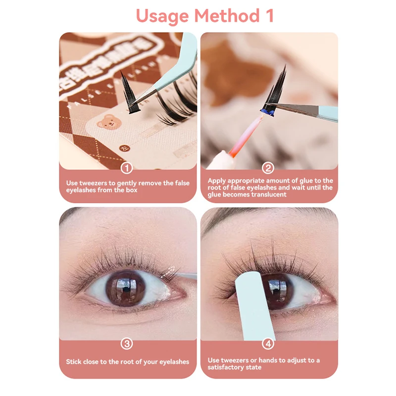 Quick-drying Invisible False Eyelash Glue Lasting Mild Non-irritating Styling Transparent Natural Novice Beauty Tools