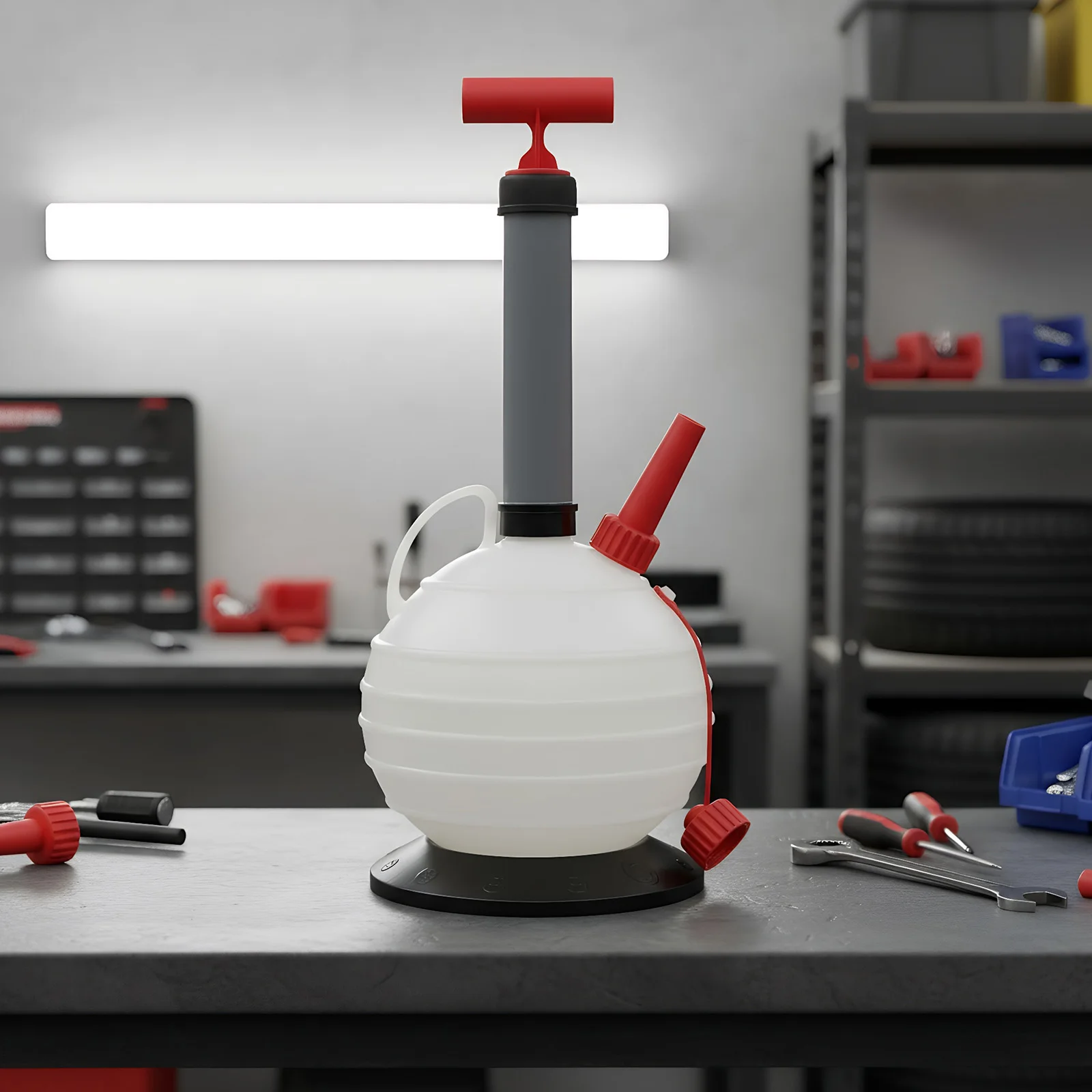 

Насос для откачки моторного масла на 6 литров с основанием и шлангами, ручной маслосборочный насос для автомобилей, мотоциклов, судовых двигателей