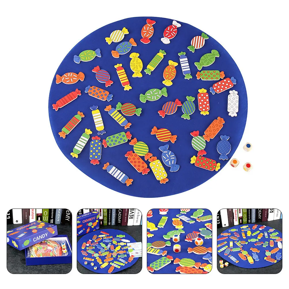 

1Set Candy Matching Educational Plaything Shape Recognition Intelligence Early Learning Matching Game for Kids