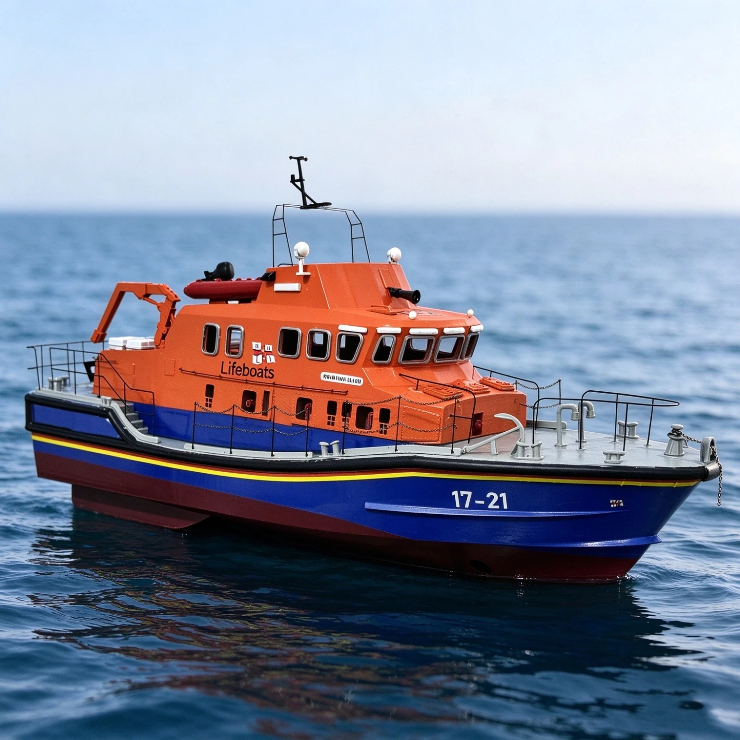 1/30 58cm British RNLI Rescue Boat RC Model Full Kit DIY Ship Model Assembly Kit Toy