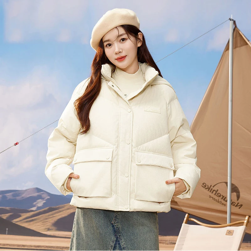 Shascullfites Melody Candy Color Down Jacket Women Hooded Down Coat Korean Thick Warm Outerwear Women's Clothing Short