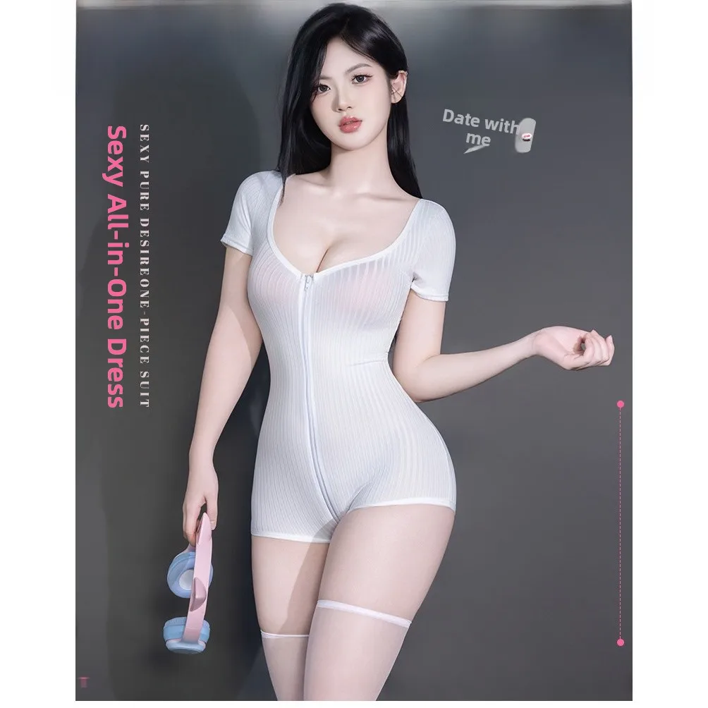 

Женские брюки для йоги Pure Desire Sweet Spicy, обтягивающие комбинезоны с открытой промежностью и молнией