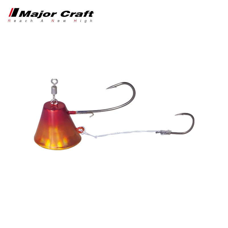 MajorCraft Sea Fishing Grouper Lure Live Shrimp Hook Japan Horse Brand TM-FT with Counterweight Live Bait Shrimp Lock