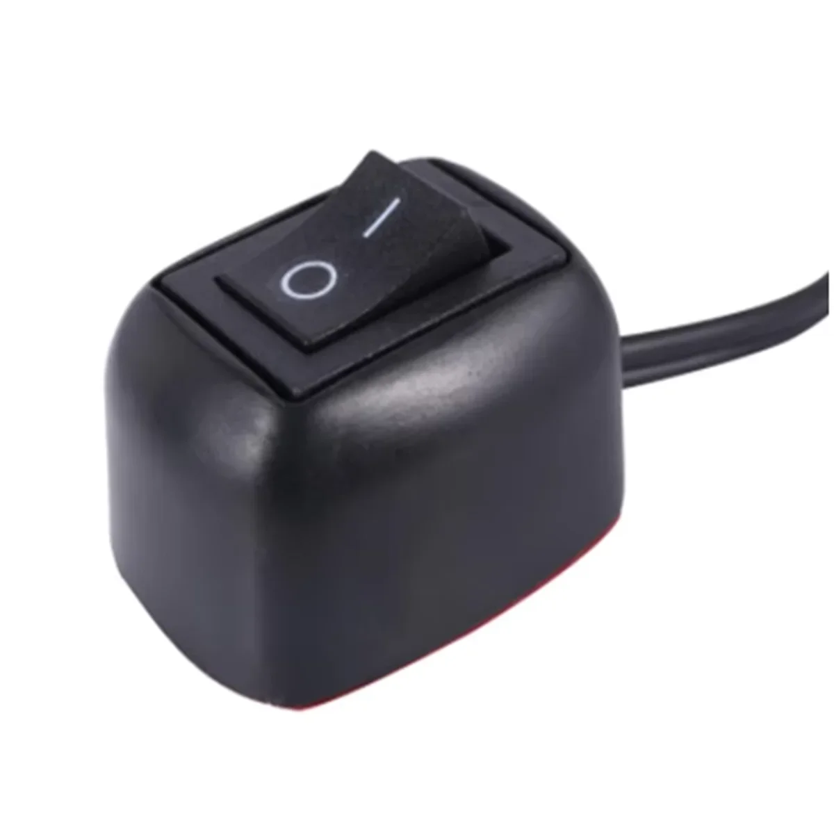 QXNY Universal Mini Button Car Switch Paste Type Toggle Switch with Cable  DC 12V for Fog Ring Drive Lights Neon Lights