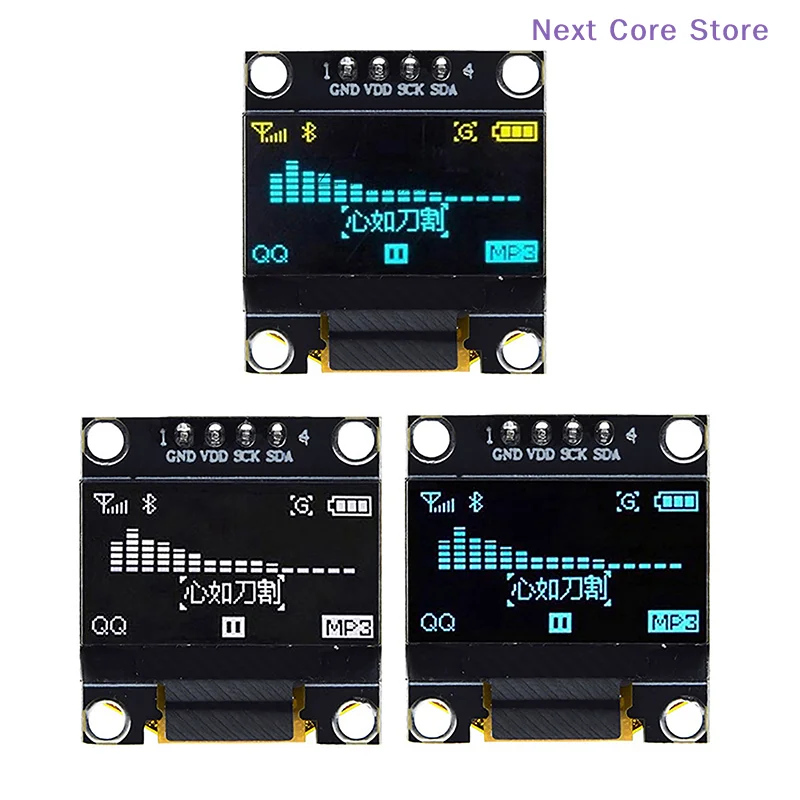 [NC]DIY User 0.96 Inch OLED SSD1306 White/Blue/Yellow 128X64 IIC I2C Serial Display Module 12864 LCD Screen Board[NC]