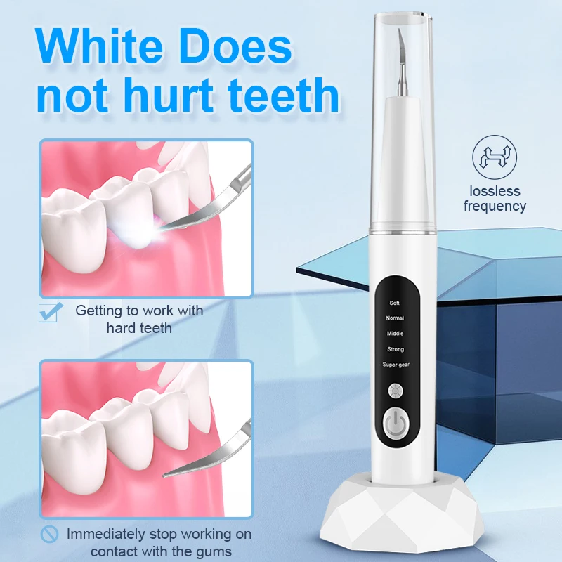 لاسلكي الترا سونيك مبيضة أسنان للأسنان الجير وصمة عار التفاضل والتكامل مزيل الكهربائية سونيك الأسنان البلاك الأنظف إزالة الحجر
