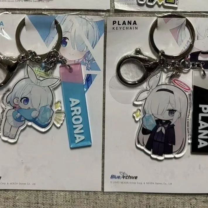 

Новый синий архив акриловый брелок для косплея самодельные аксессуары