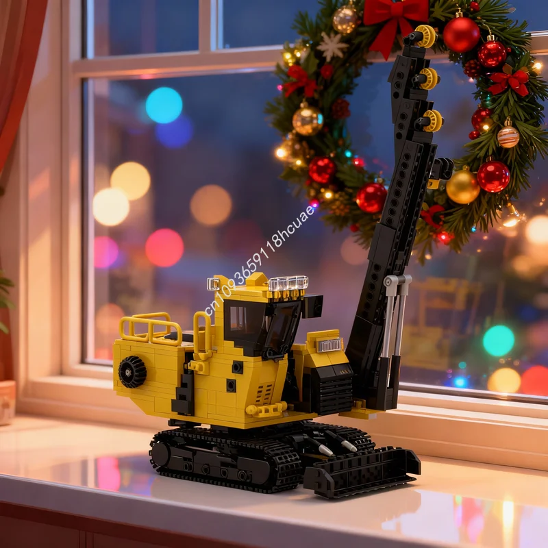 

872 детали MOC City TIGERCAT YARDER, конструктор, развивающая игрушка, идея для подарка на Рождество, креативный конструктор для детей