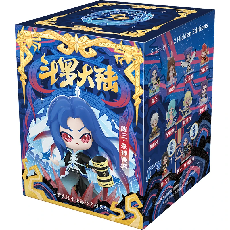 Original Douluodalu Soul Land Soul Master Duel Tangsan Xiaowu Anime Cartoon Figures Blind Box Toy Kid Gift Anime Periphery Model