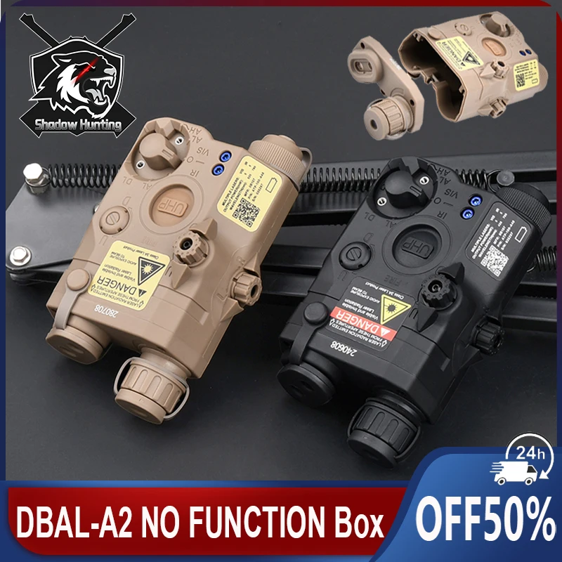 WADSN DBAL-A2 No Function Dummy Laser Battery Box Hunting No IR Airsoft Weapon Scout Accessory airsoft Decorative Fit 20mm Rail