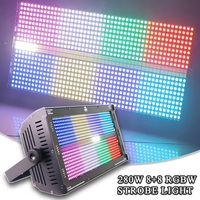Actomic Martin LED 280W Strobe Lights 8+8 Zones RGBW Flash DMX Music Party Dj Disco Wedding Concert Background Stage Lighting