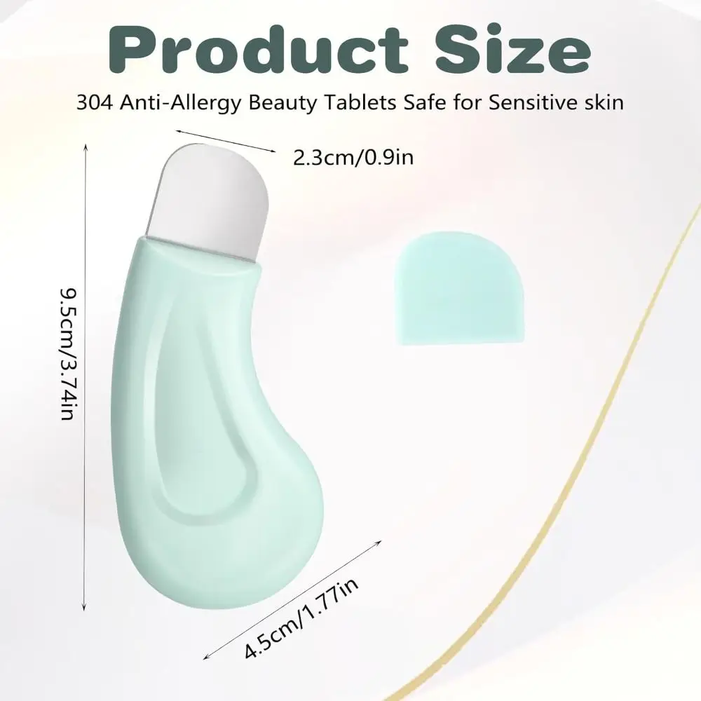 Nueva herramienta de eliminación de espinillas faciales de silicona, espátula facial de mano de limpieza profunda, elimina puntos blancos, eliminador de sebo de acné, herramienta de cuidado de belleza