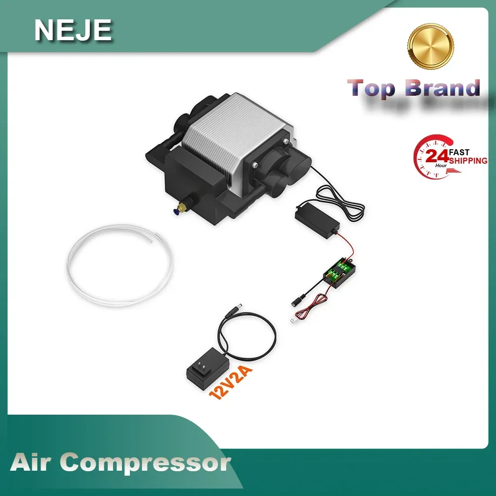 NEJE  Air Compressor Air Outputfor Air Assist Pump for Laser Cutting Engraving Machine To Protect the Laser Module Len