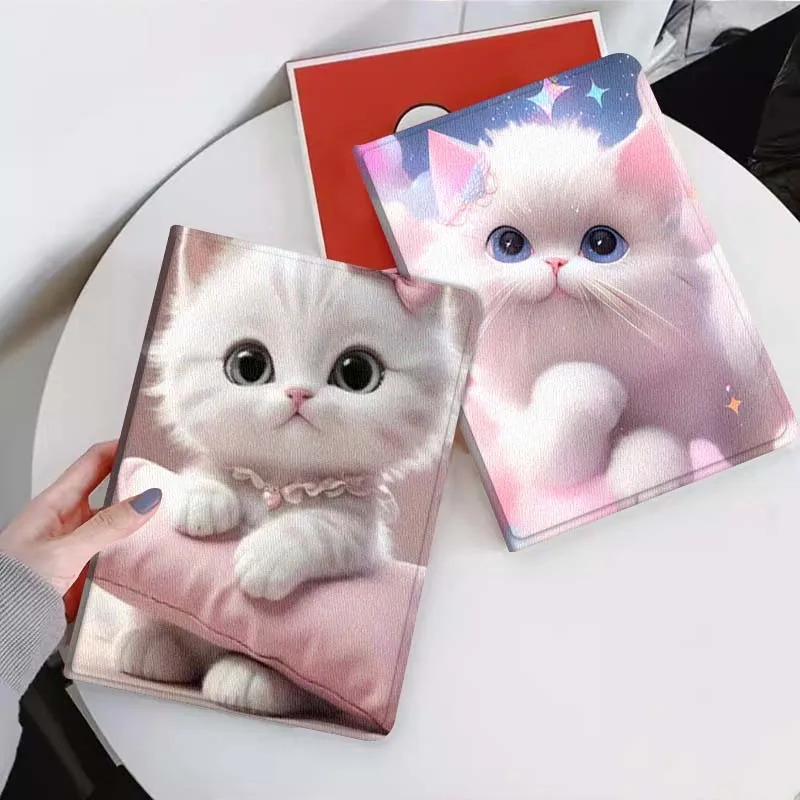 

Cute Cat Art Popular Gift For Xiaomi Mi Pad Mini 4 5 6 7 SE Pro Plus Redmi Pad 2 SE 2025 8.8 11 Foldable Tablet Case