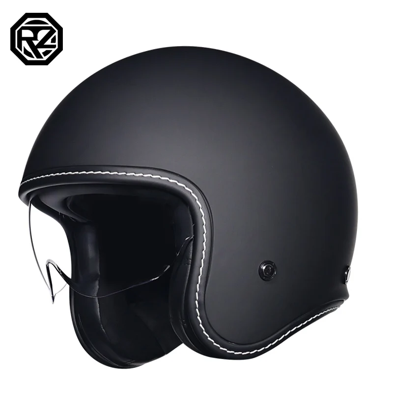

ORZ-507-3/4 Open Face Motorcycle Helmet For Men Women All Season DOT Standard Durable ABS Comfort Protective Gear
