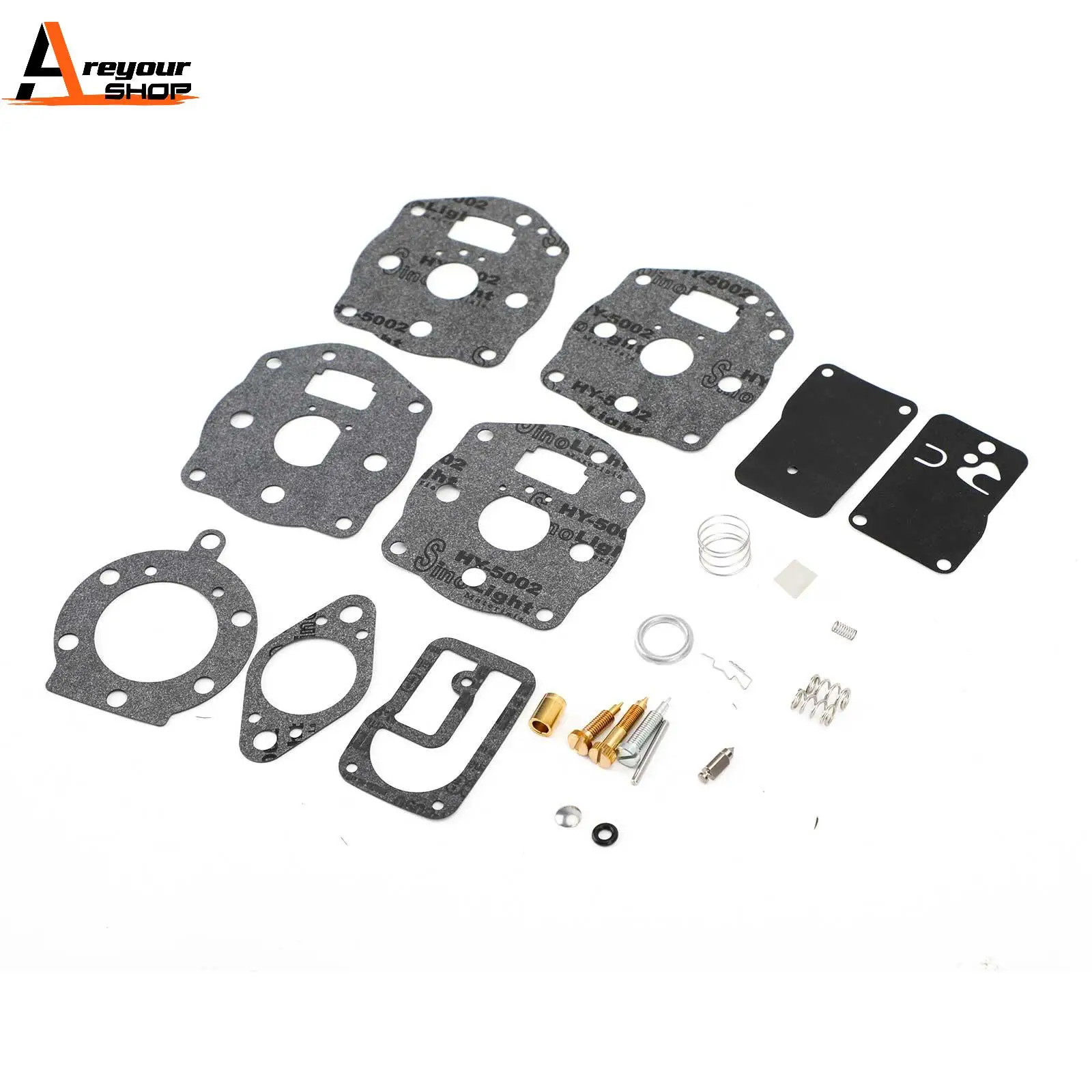 

Areyourshop Fit For 402435 402437 402445 Carburetor Carb Rebuild Kit 402435-0134-99 402435-0634-01 Motor Parts