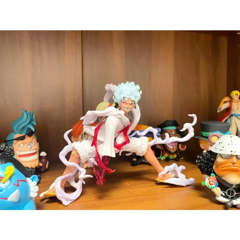 قطعة واحدة لوفي شخصيات كرتونية نموذج الشمس الله نيكا عمل تمثال نموذج بولي كلوريد الفينيل جمع تمثال حلية دمية لعبة الديكور الهدايا #6