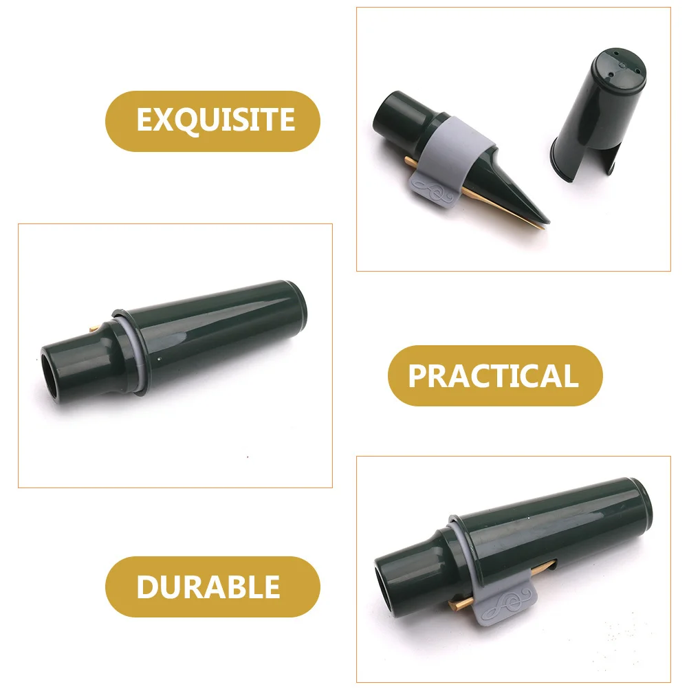 

1Set Alto Saxophone Mouthpiece Reed Cap Buckle Kit Lightweight Portable Alto Saxophone Accessories Sax Ligature